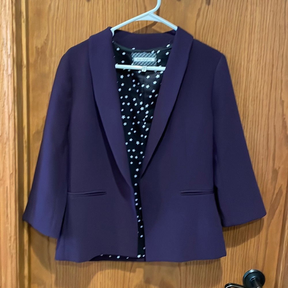 Purple blazer. Size medium.